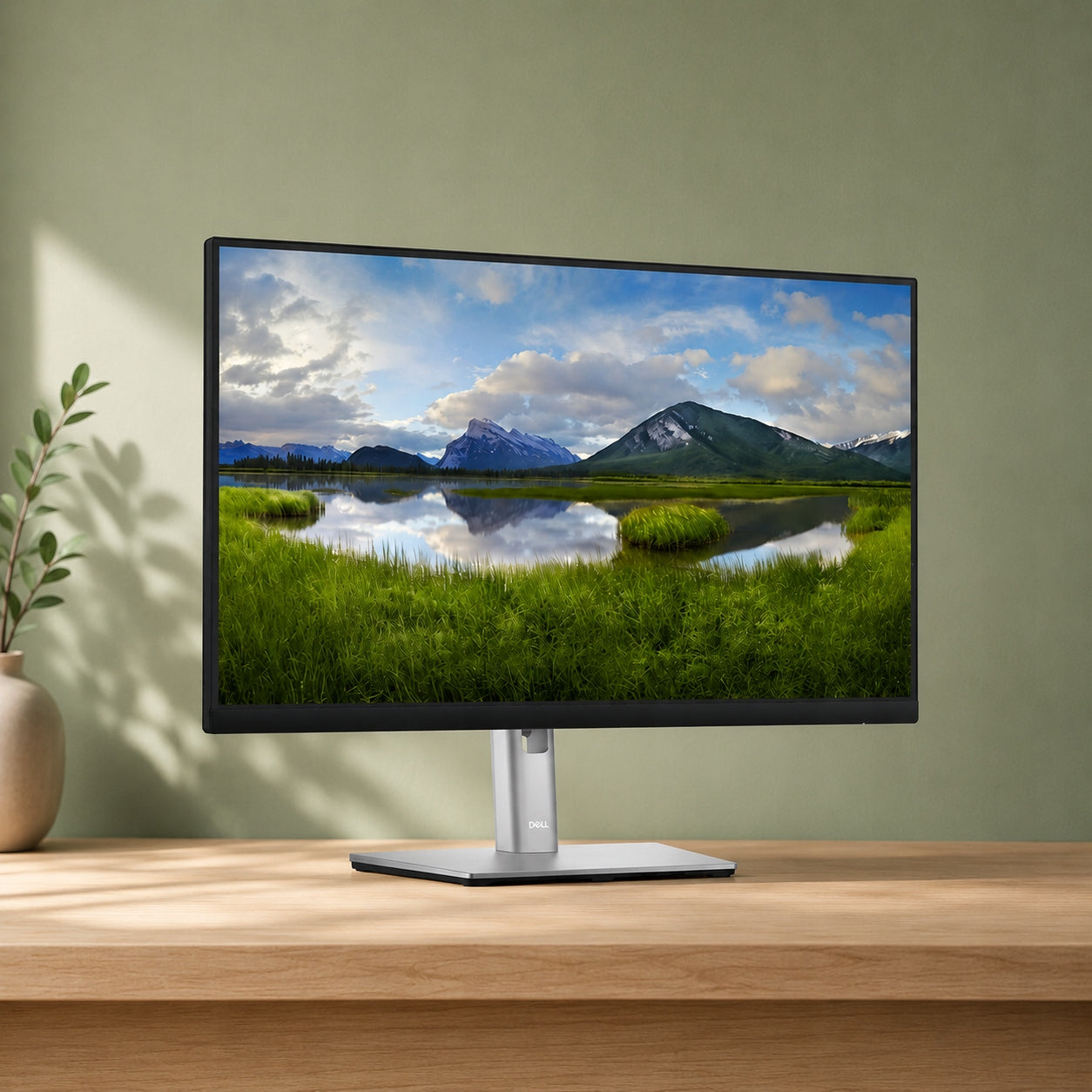 Monitor Dell P2422H Full HD IPS HDMI DisplayPort Pivot USB Adjustable 23.8" Brand Dell