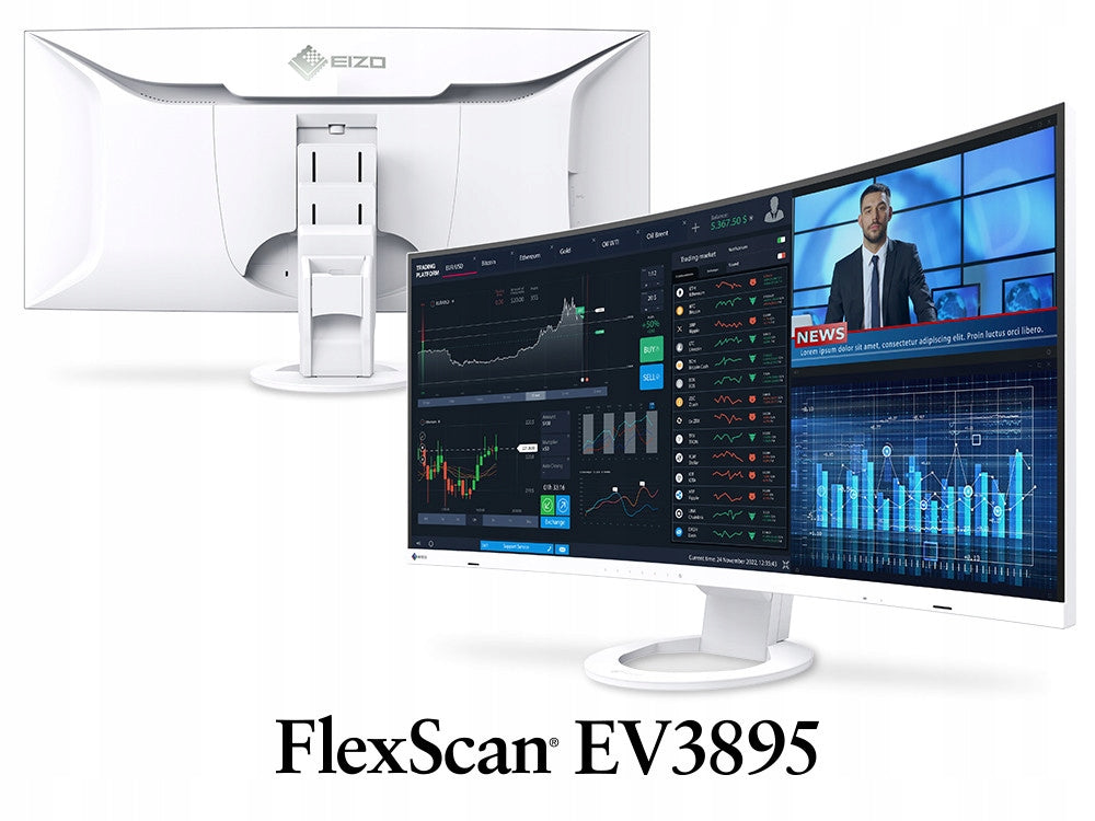 Monitor EIZO EV3895 38 curved UWQHD+ 3840x1600 sRGB USB-C white CURVED EAN (GTIN) 4995047056744