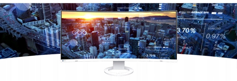 Monitor EIZO EV3895 38 curved UWQHD+ 3840x1600 sRGB USB-C white CURVED Manufacturer code EV3895-WT