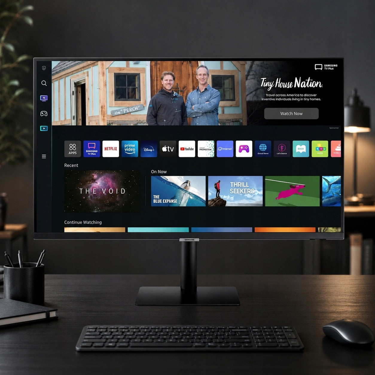 Monitor FullHD 60Hz VA 32" Tizen 4ms Samsung Smart M5 LS32BM502EUXEN Black Manufacturer code LS32BM500EUXEN