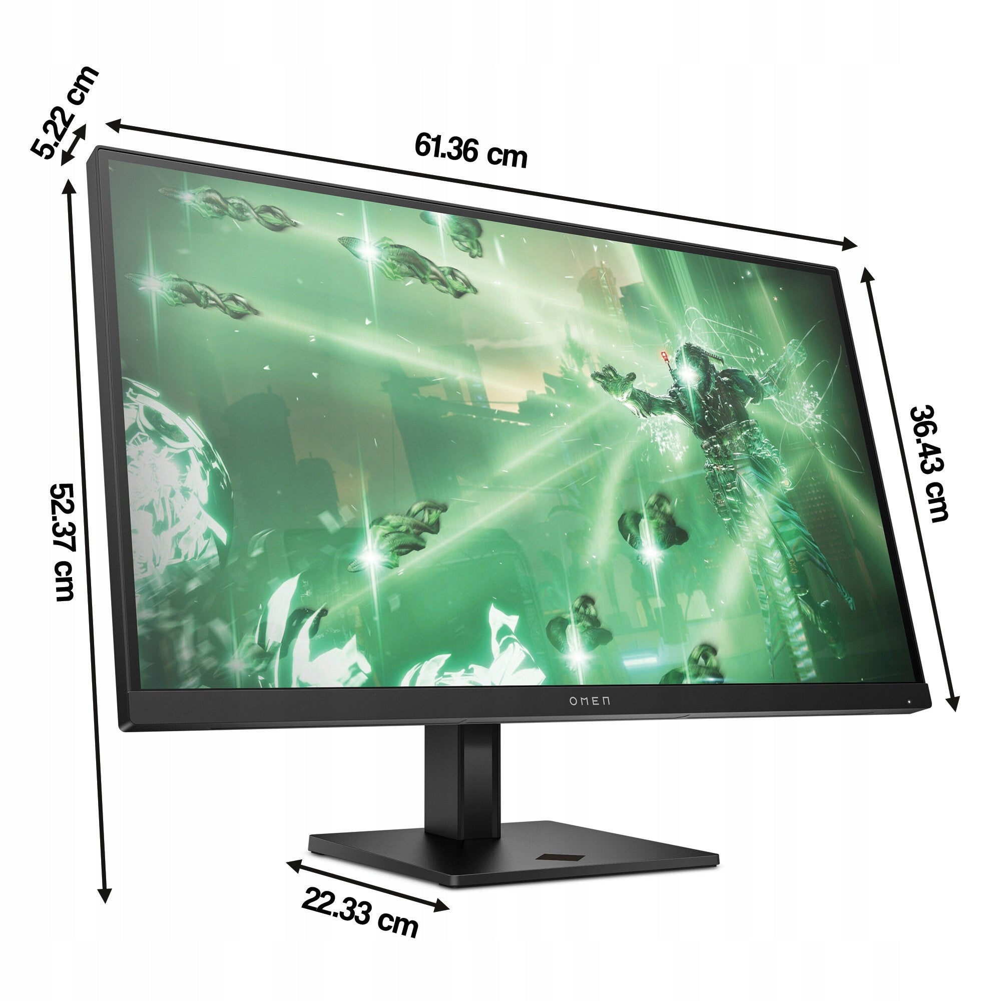 Monitor HP Omen 27Q 27" 2560x1440px IPS 165Hz 1 ms [GTG] Brand HP