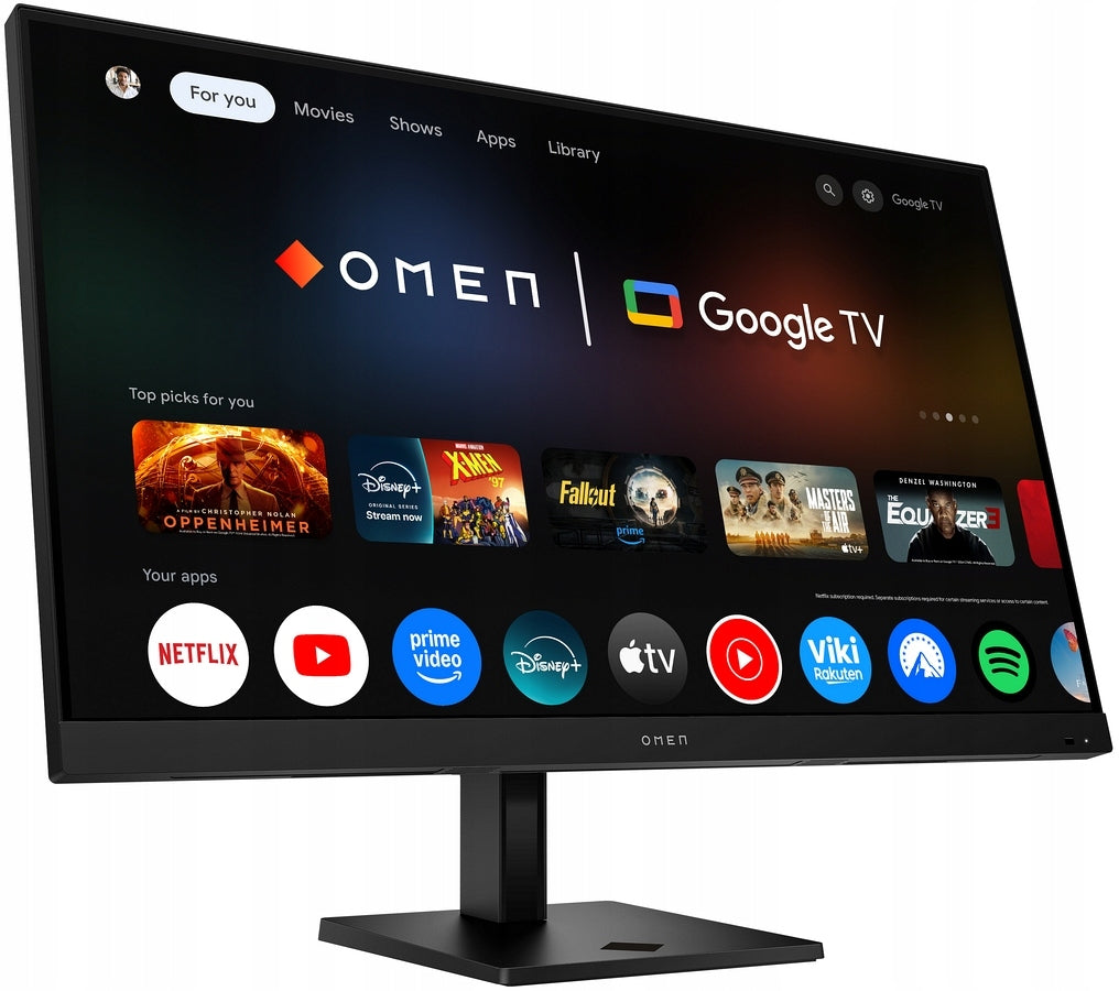 Monitor HP Omen 32x 4K Gaming Smart UHD IPS 144Hz HDR HDMI USB-C Google TV Packaging status original