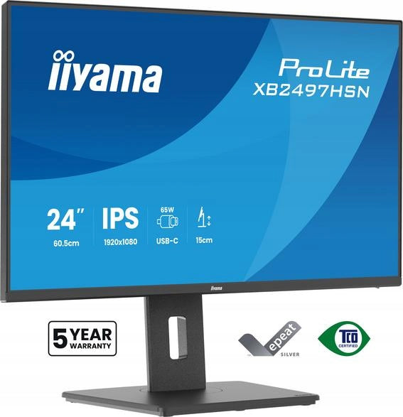 Monitor IIYAMA XB2497HSN-B1 Black