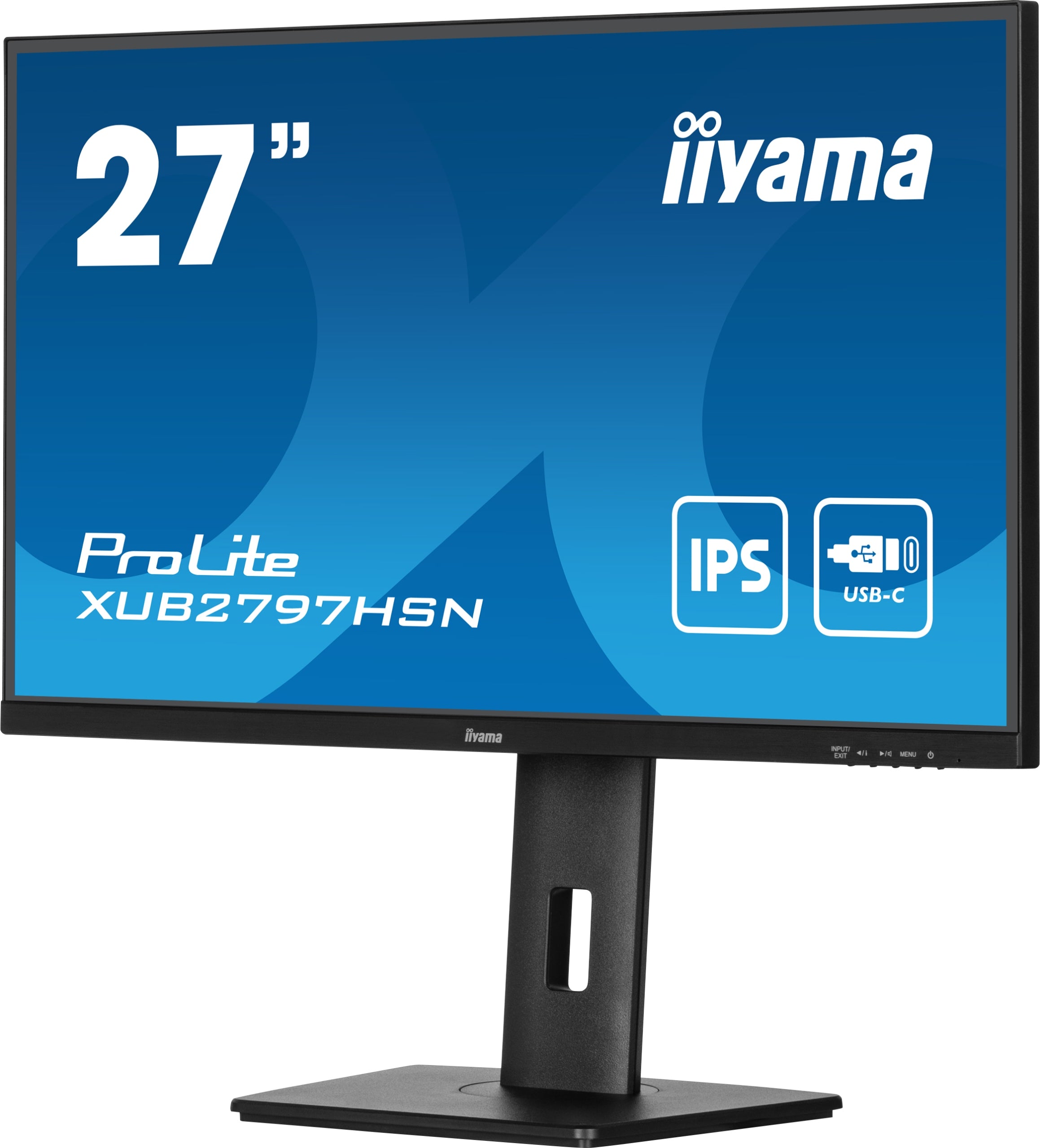 Monitor IIYAMA XUB2797HSN-B2 27" IPS FHD USB-C Dock HAS 300cd 5Y Manufacturer code XUB2797HSN-B2