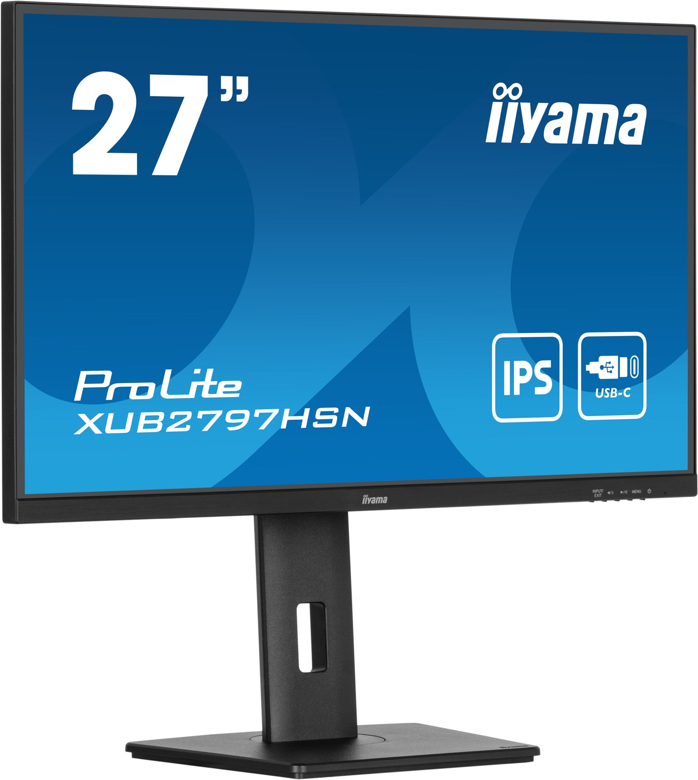 Monitor IIYAMA XUB2797HSN-B2 27" IPS FHD USB-C Dock HAS 300cd 5Y Packaging status original