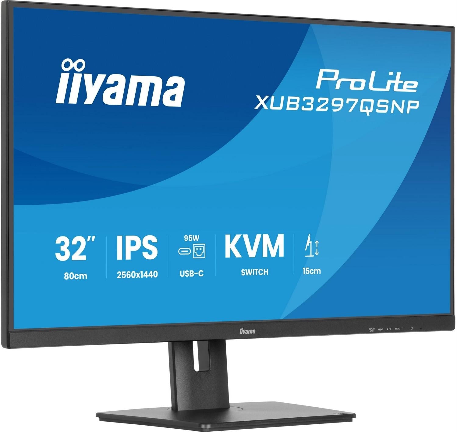 Monitor Iiyama XUB3297QSNP-B1 - 100Hz QHD IPS 32" + Norton Small Business Brand iiyama