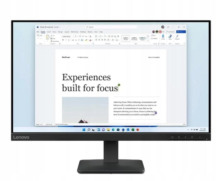 Monitor LENOVO L24-4E 23.8 FHD IPS 4ms 100Hz Black