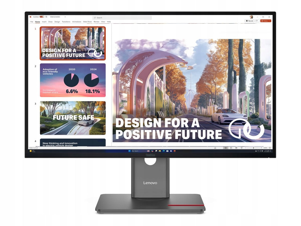 Monitor Lenovo P27QD-40 27" IPS QHD 120 Hz Pivot Height Adjustment