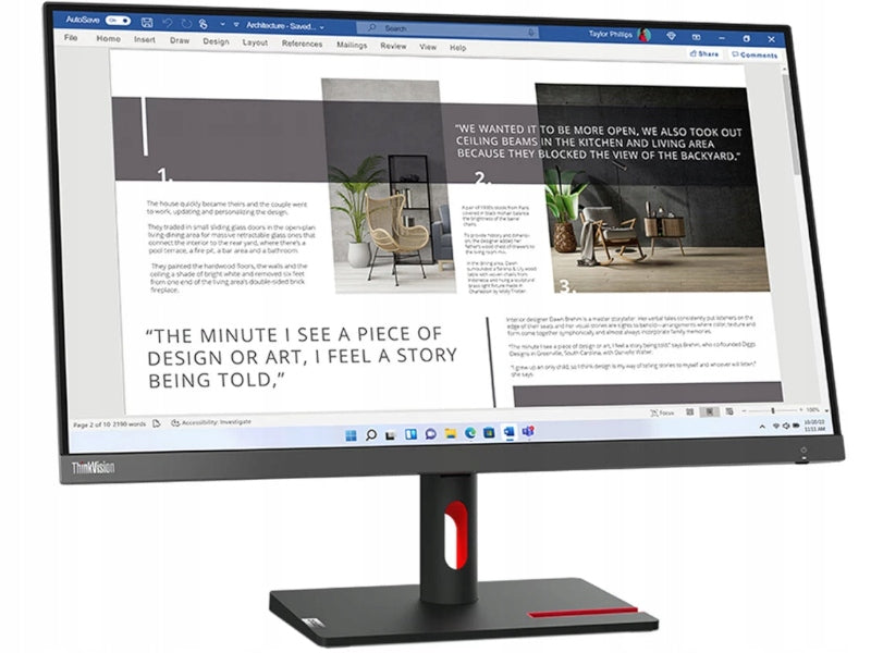Monitor Lenovo ThinkVision S27i-30 27" FHD IPS 16:9 100Hz Packaging status original