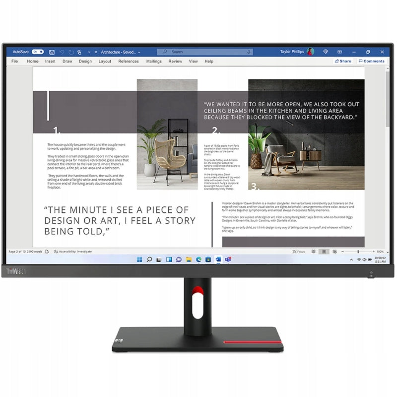 Monitor Lenovo ThinkVision S27i-30 27" FHD IPS 16:9 100Hz