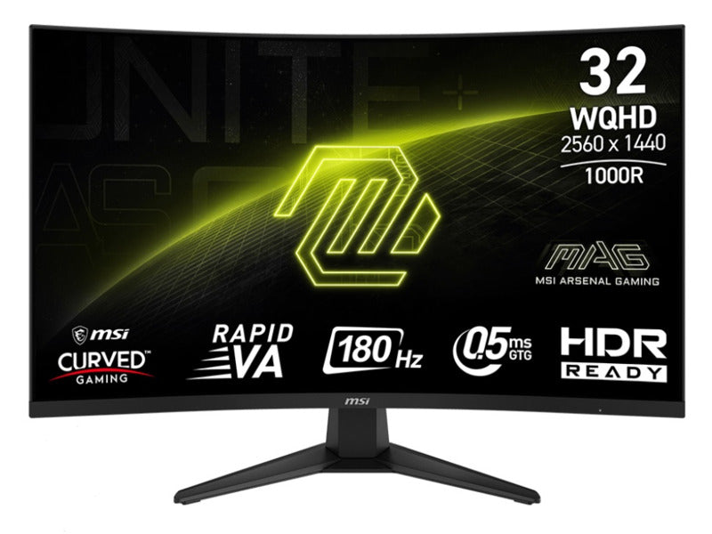 Monitor MSI MAG 325CQF 31.5" 2560x1440px 180Hz 0.5 ms [GTG] Curved