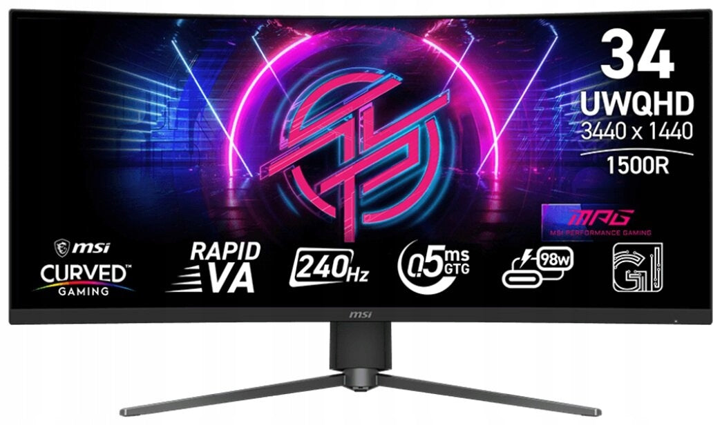 Monitor MSI MPG 346CQRF X24 34" 3440x1440px 240Hz 0,5 ms [GTG]