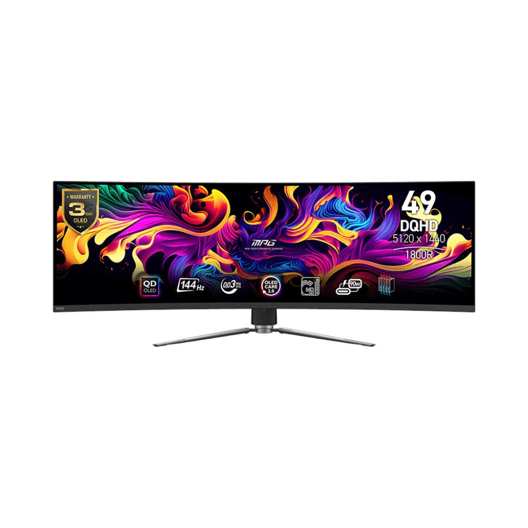 Monitor MSI MPG 491CQP QD-OLED 49 5120x1440px 144Hz 0.03 ms [GTG] Curved