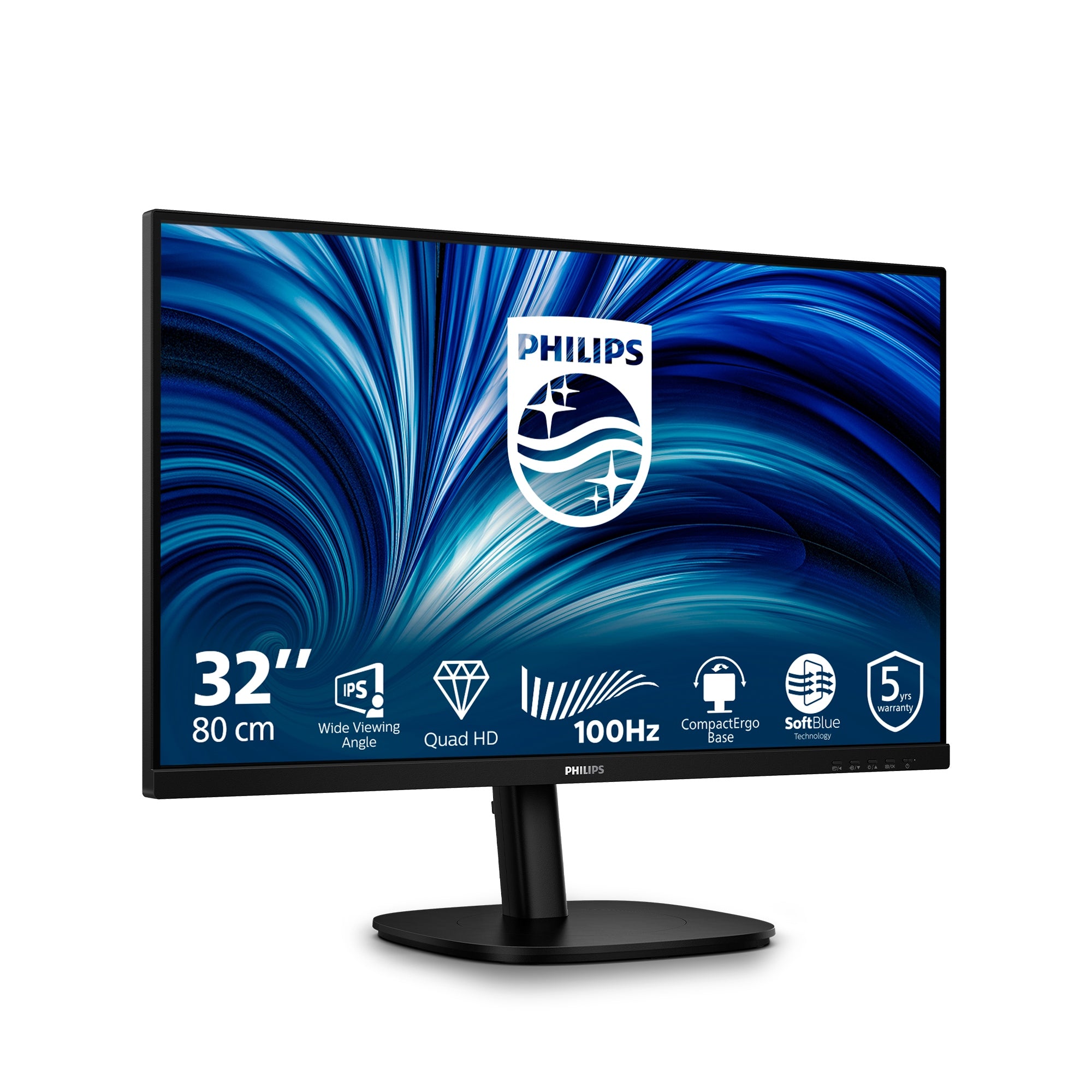 Monitor Philips 32B2N3500/00 31,5" LED QHD IPS 16:9 100Hz HAS 180mm HDMI DP Packaging status original