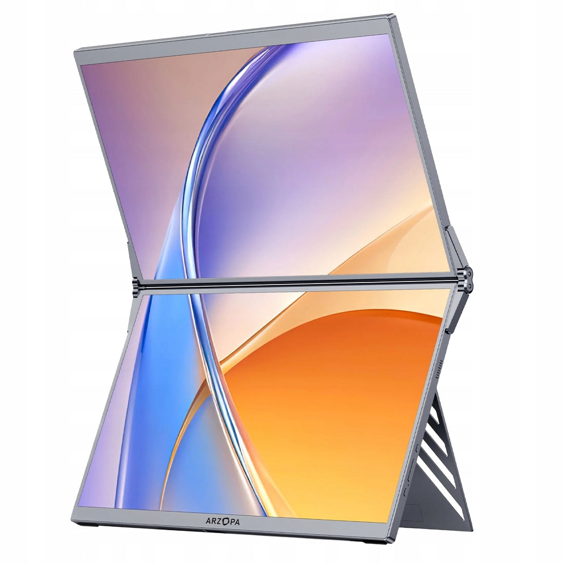 Monitor Portable DUAL ARZOPA E1 2x15.6" IPS Full HD 16:9 with STAND