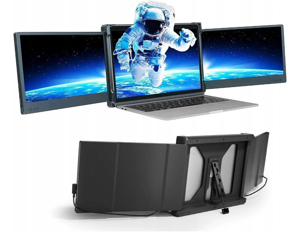 Monitor Portable Triple Screen Laptop IPS FHD