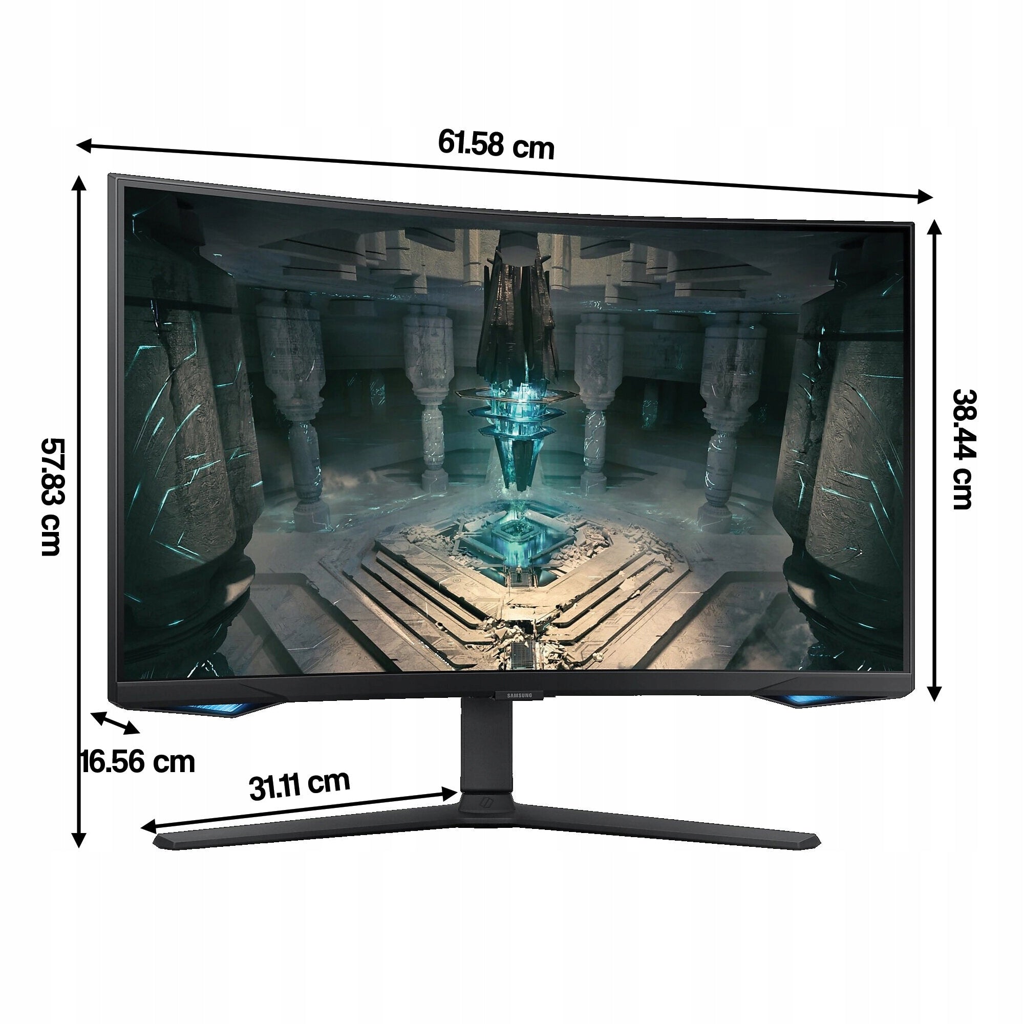 Monitor Samsung 27 Odyssey G6 S27BG650EU QHD 240Hz Curved Gaming Manufacturer code LS27BG650EUXEN