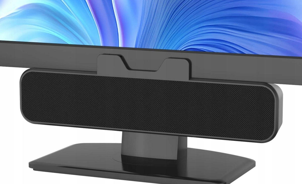 Monitor Speaker Soundbar PC Laptop 10W USB A/C Plug&Play Portable Packaging status original