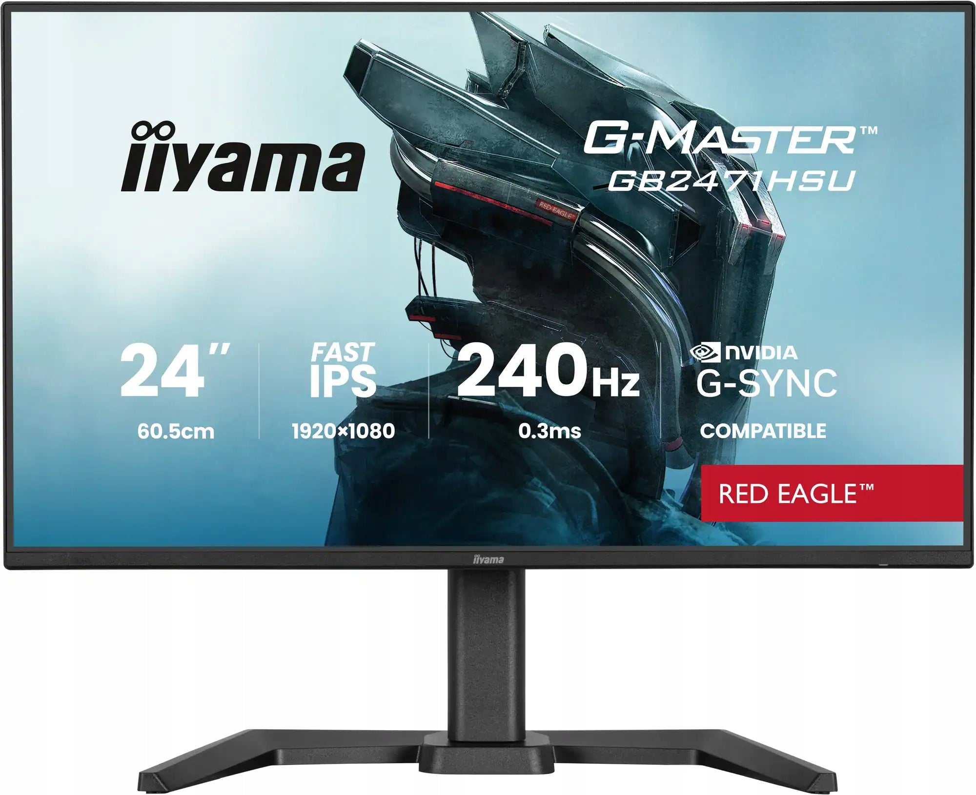 Monitor iiyama G-MASTER Red Eagle GB2471HSU-B1 23.8" FHD