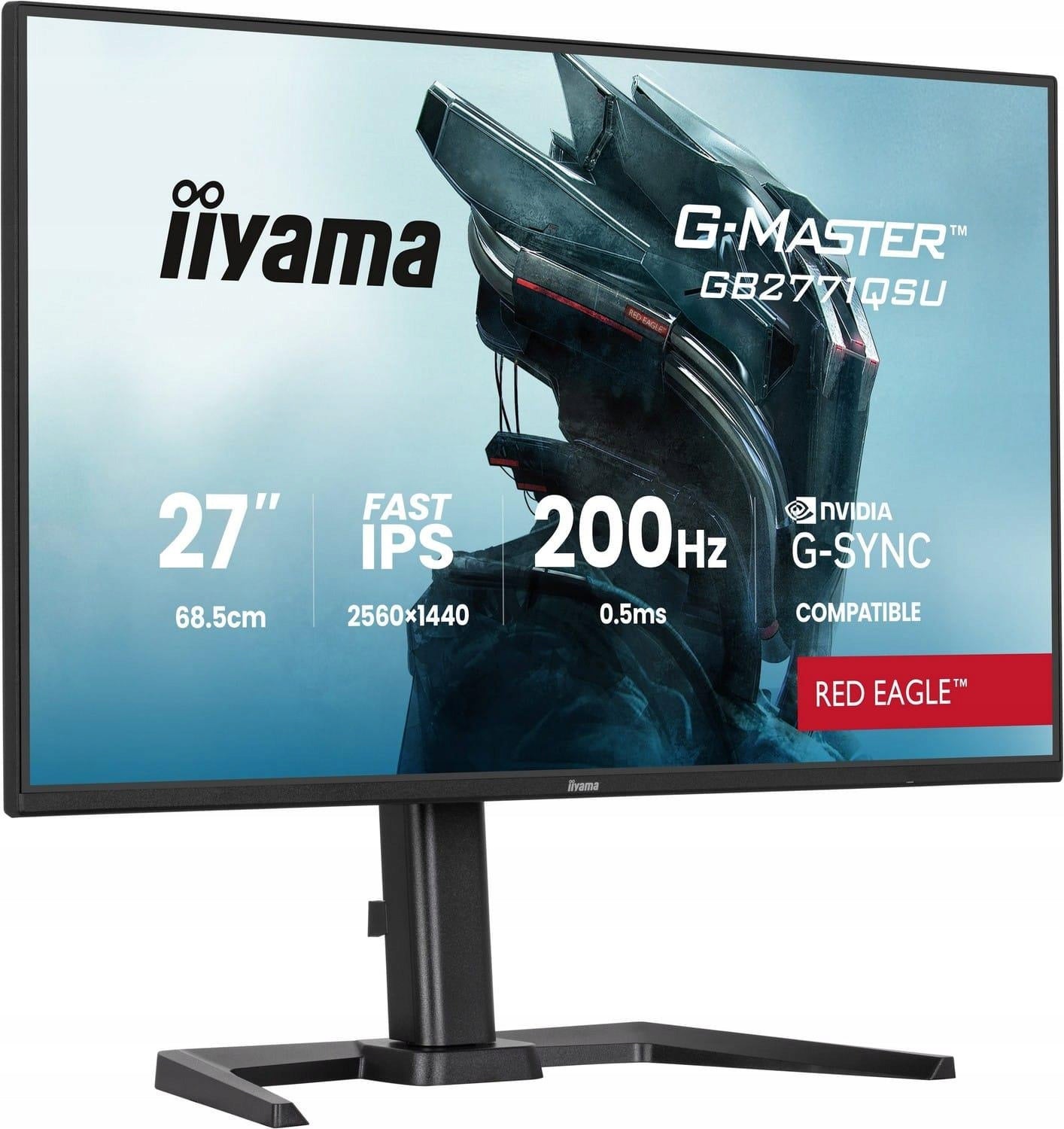 Monitor iiyama G-Master GB2771QSU-B1 Red Eagle - 200Hz QHD Fast IPS 27" Packaging status original