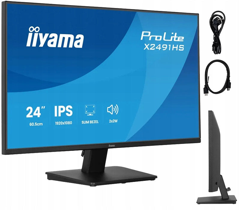 Monitor iiyama ProLite X2491HS-B1 24 IPS LED (HDMI, DP) 1ms 120Hz