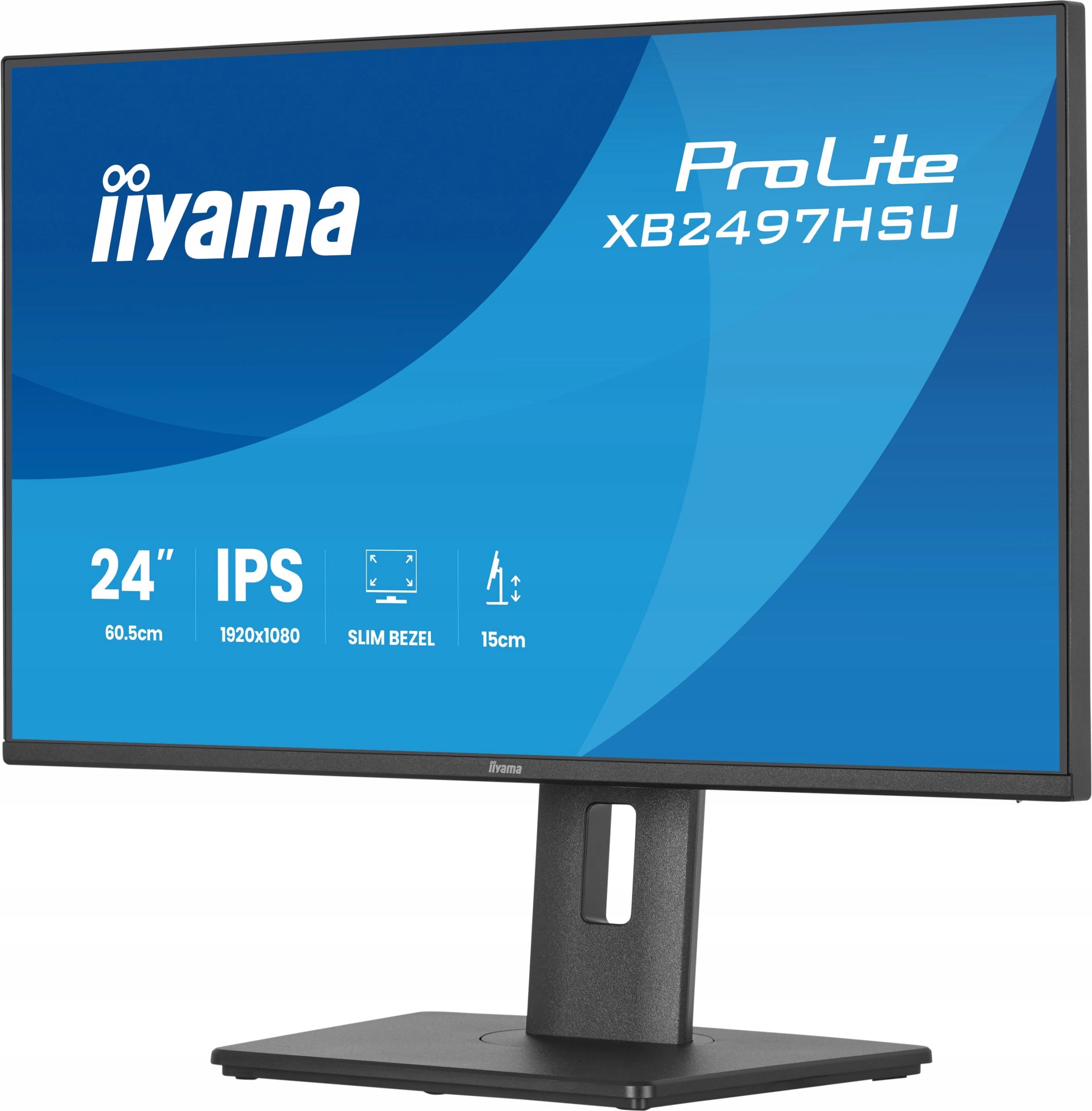 Monitor iiyama ProLite XB2497HSU-B1 24 IPS LED 120Hz /HDMI DP/ FlickerFree Manufacturer code XB2497HSU-B1