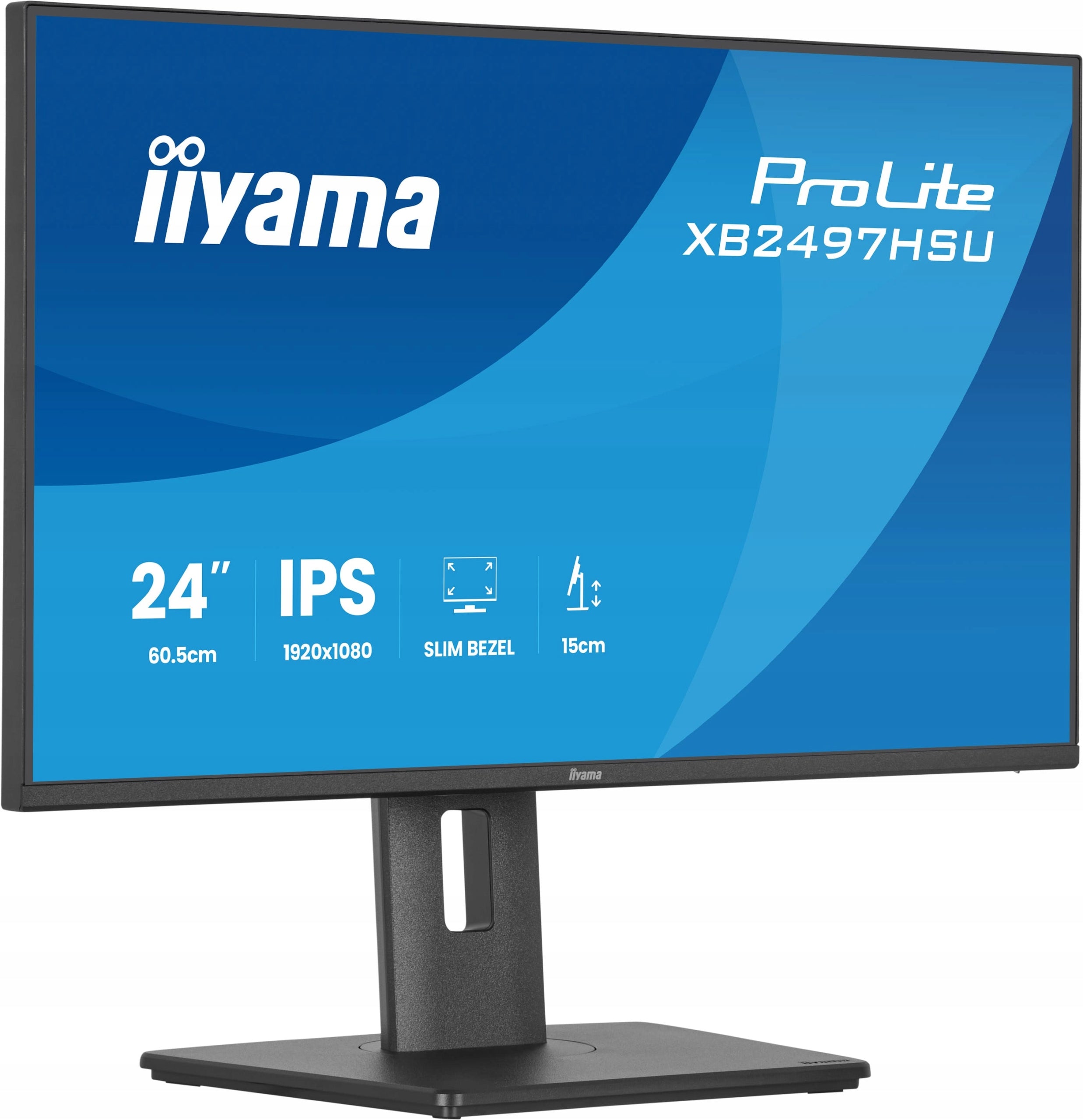 Monitor iiyama ProLite XB2497HSU-B1 24 IPS LED 120Hz /HDMI DP/ FlickerFree Packaging status original