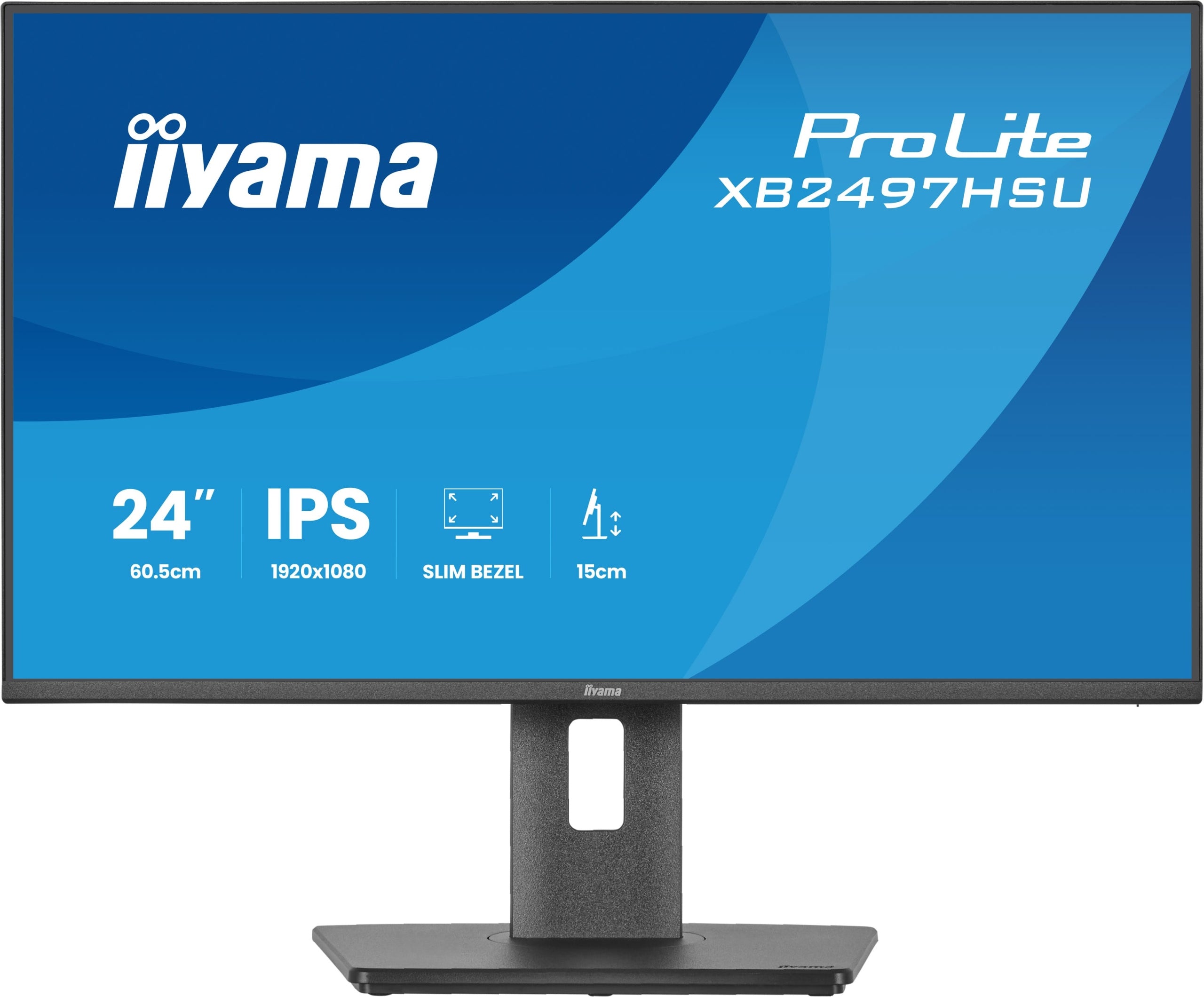 Monitor iiyama ProLite XB2497HSU-B1 24 IPS LED 120Hz /HDMI DP/ FlickerFree