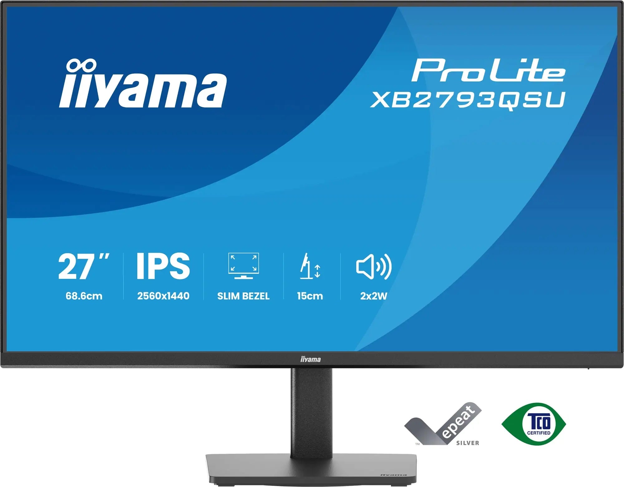 Monitor iiyama ProLite XB2793QSU-B1 27" QHD