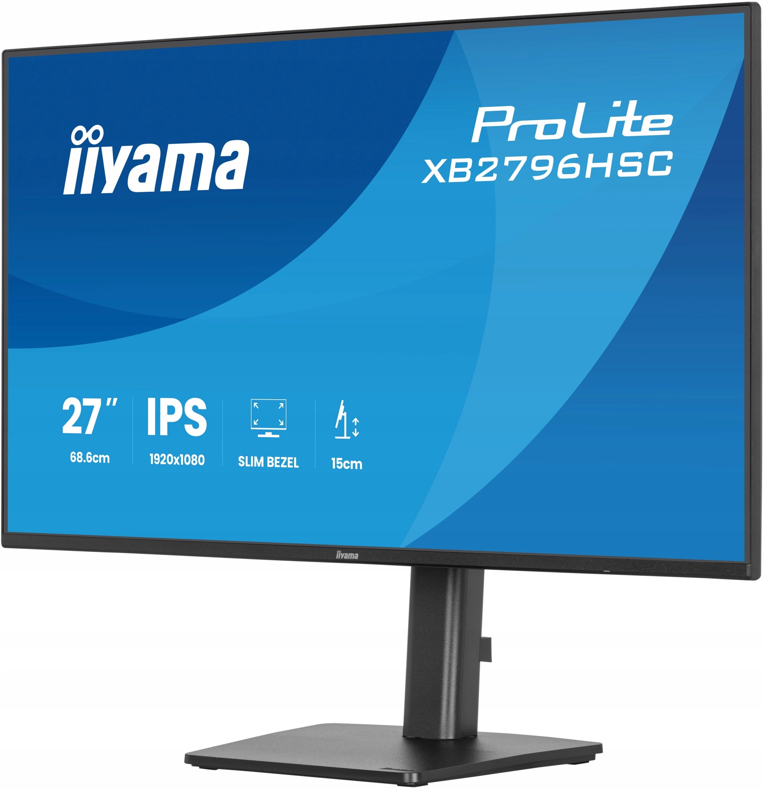 Monitor iiyama ProLite XB2796HSC-B1 27 IPS LED 144Hz /HDMI, USB-C/ HAS Manufacturer code XB2796HSC-B1