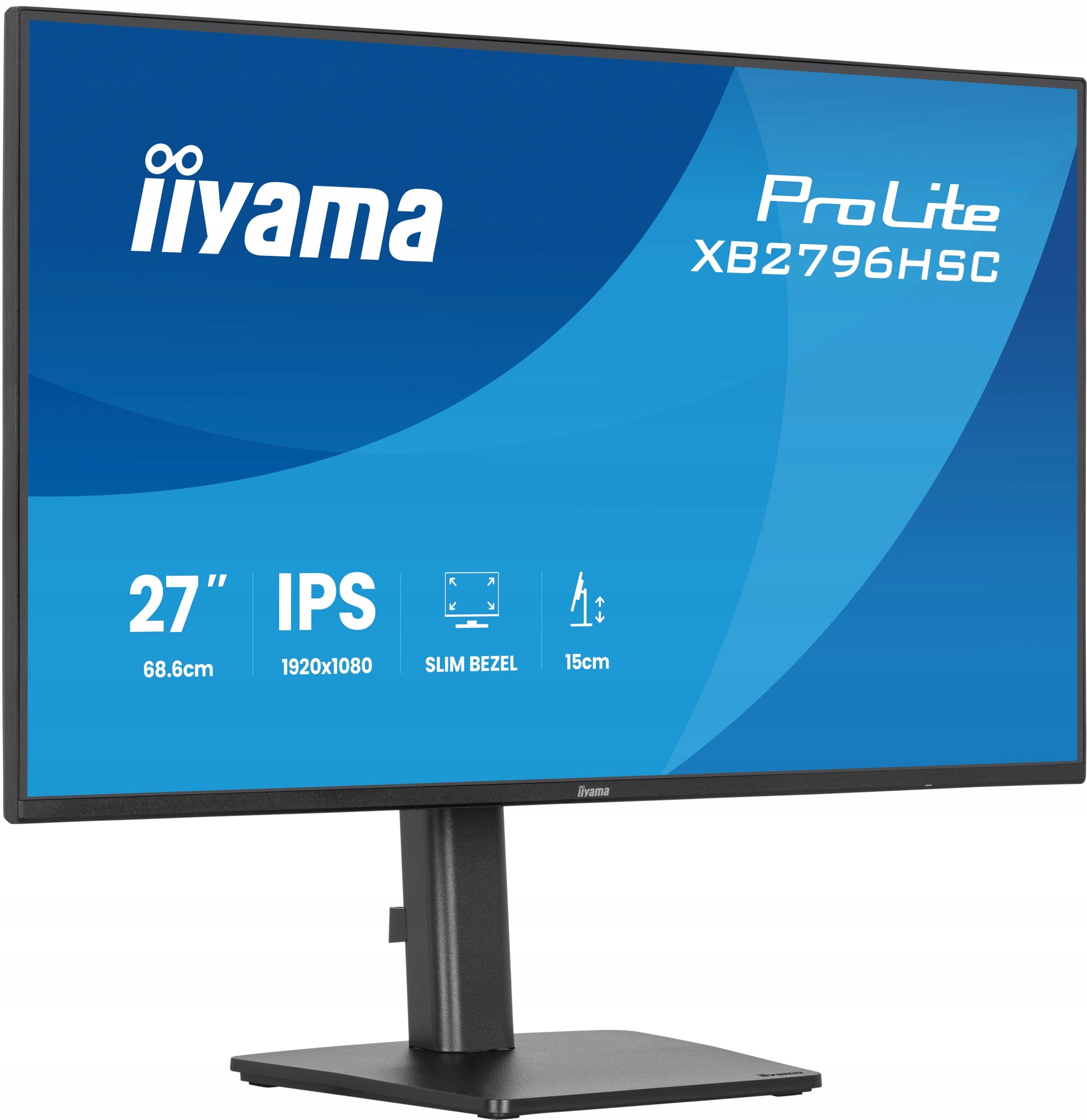 Monitor iiyama ProLite XB2796HSC-B1 27 IPS LED 144Hz /HDMI, USB-C/ HAS Packaging status original