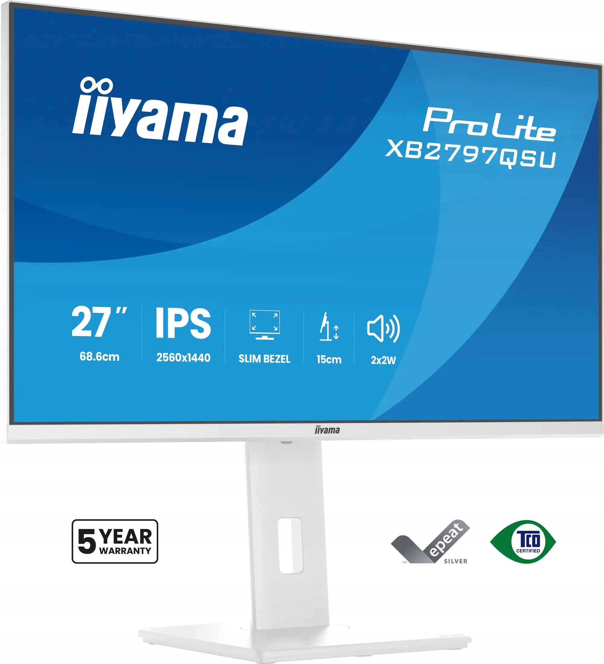 Monitor iiyama ProLite XB2797QSU-W1 27" QHD Brand iiyama