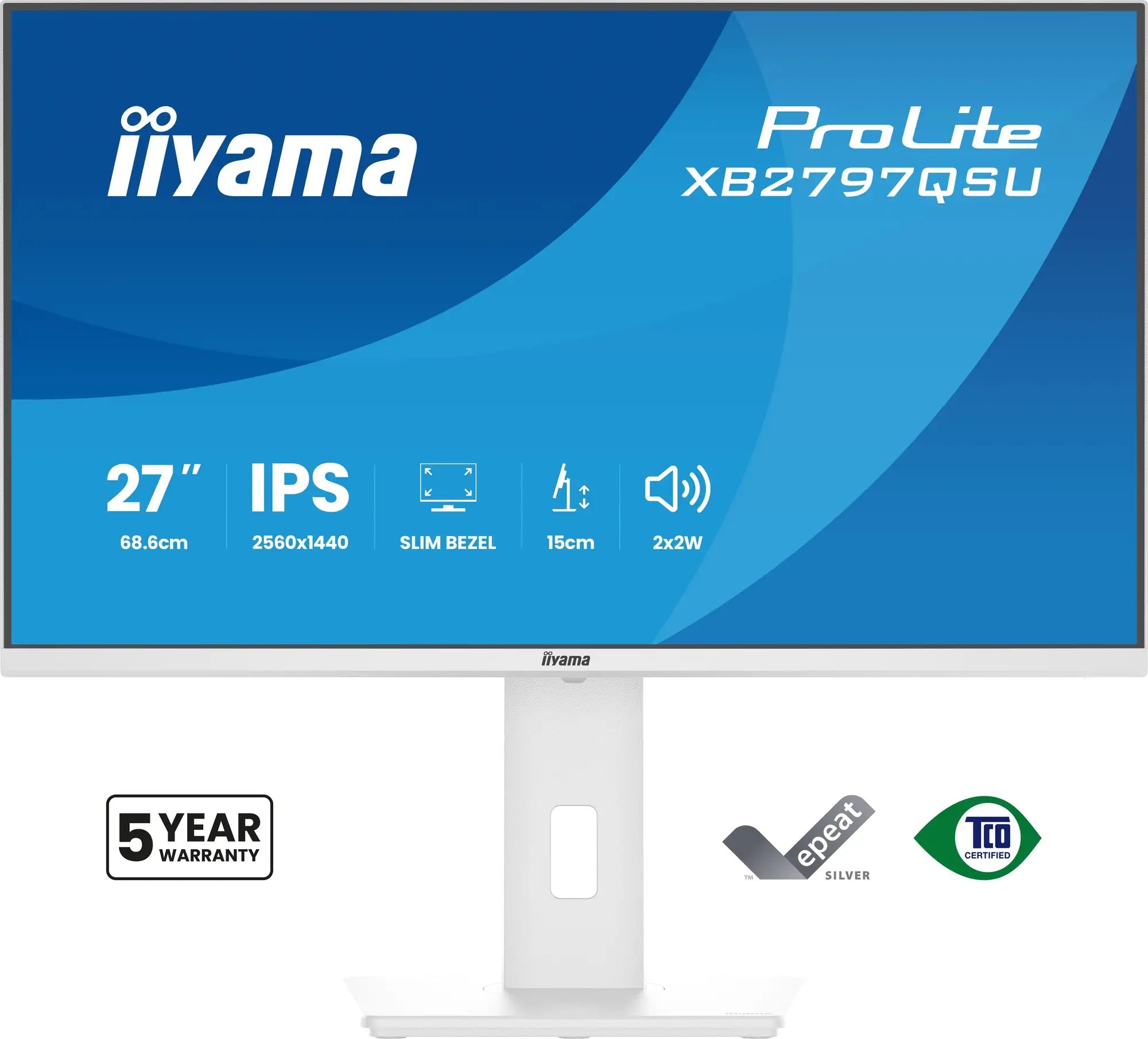 Monitor iiyama ProLite XB2797QSU-W1 27" QHD