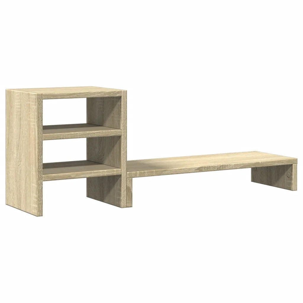 Monitor stand with organizer sonoma oak 80x20x30 cm