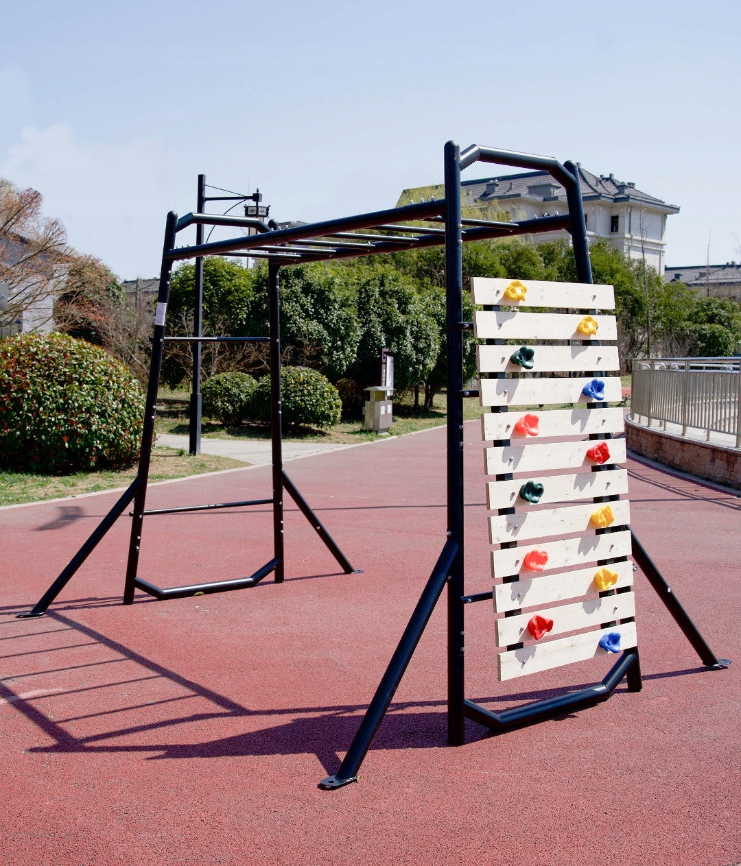 Monkey bar garden gym + climbing wall Kid's age 3＋ years