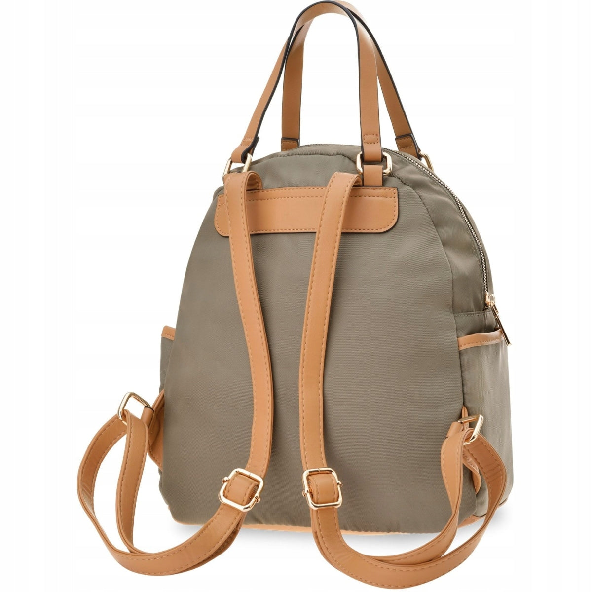 Monnari Textile Backpack 2in1 Shoulder Bag Urban Sports Khaki Bag Brand Monnari
