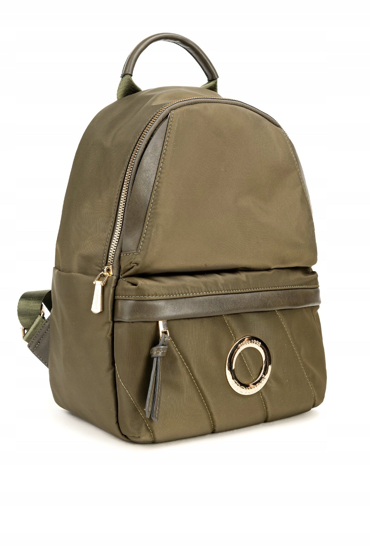 Monnari Textile backpack for everyday use Color green