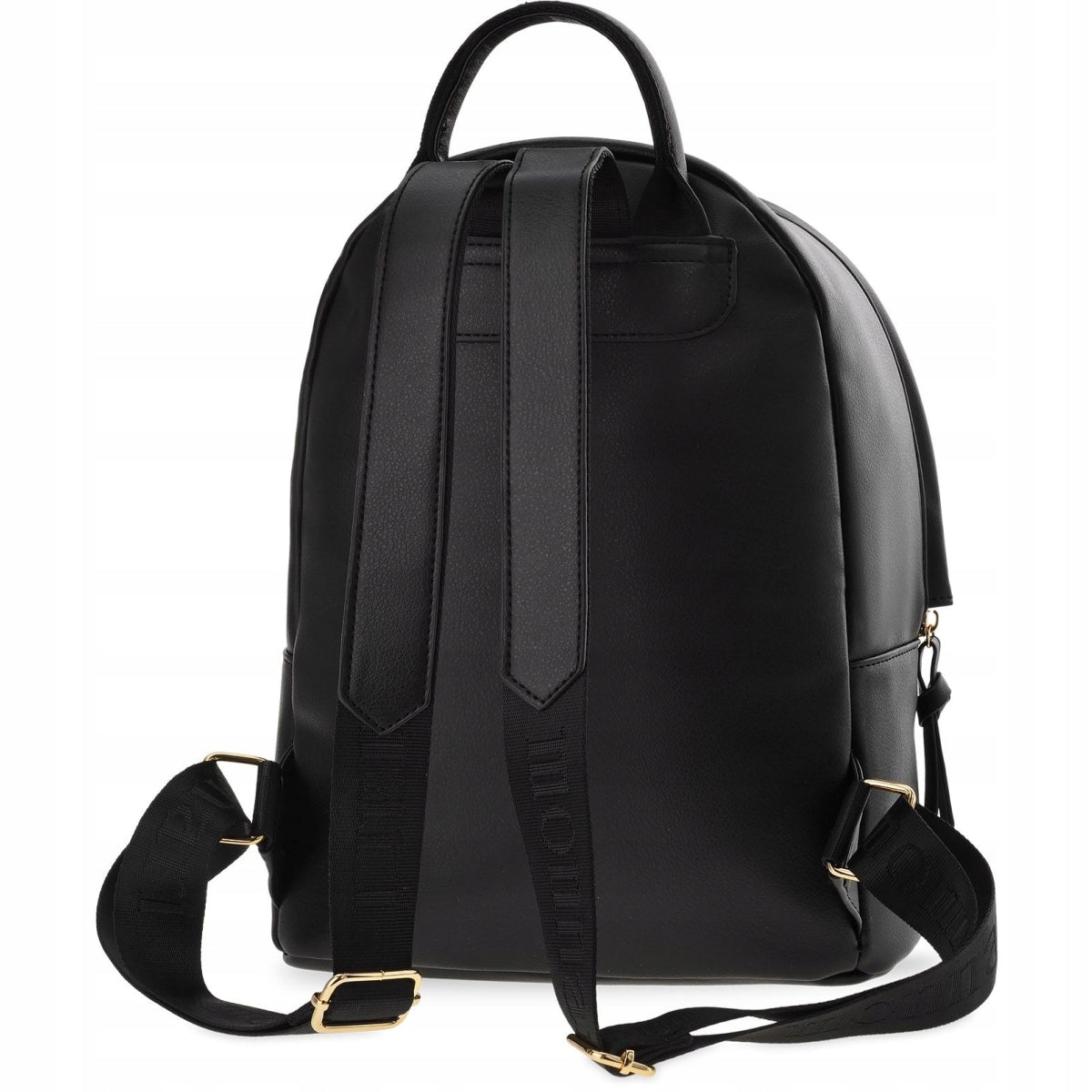 Monnari Women's Premium Backpack Elegant Urban Logo Leather Black Brand Monnari