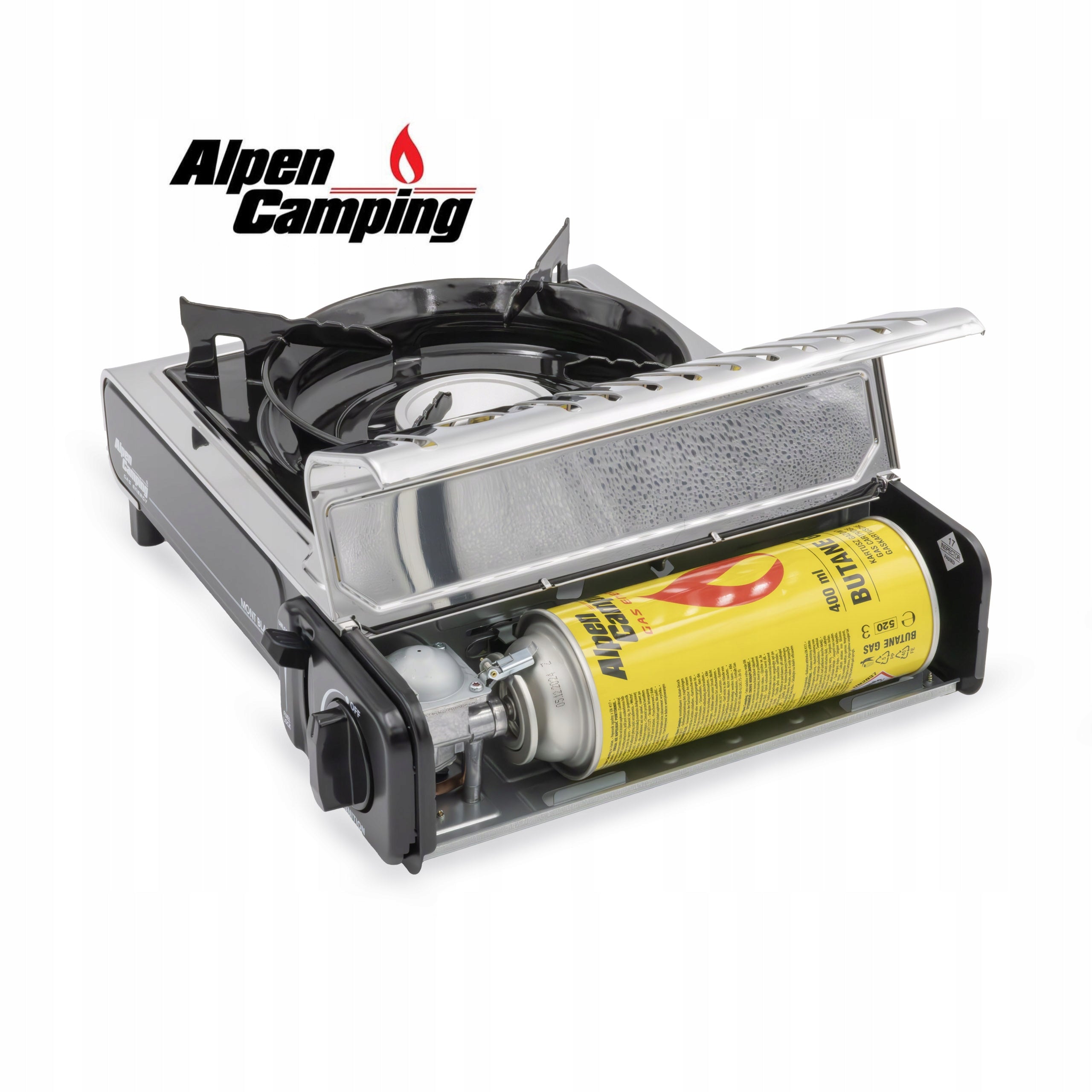 MontBlanc Portable Tourist Gas Cartridge Stove PULL-OUT GRATE Manufacturer code Kuchenka przenośna POD NAMIOT NA BIWAK TIR