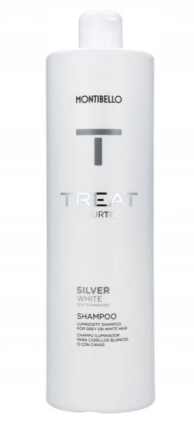 Montibello TREAT NaturTech Silver White Haarshampoo gegen gelbe Pigmente (1000 ml) 