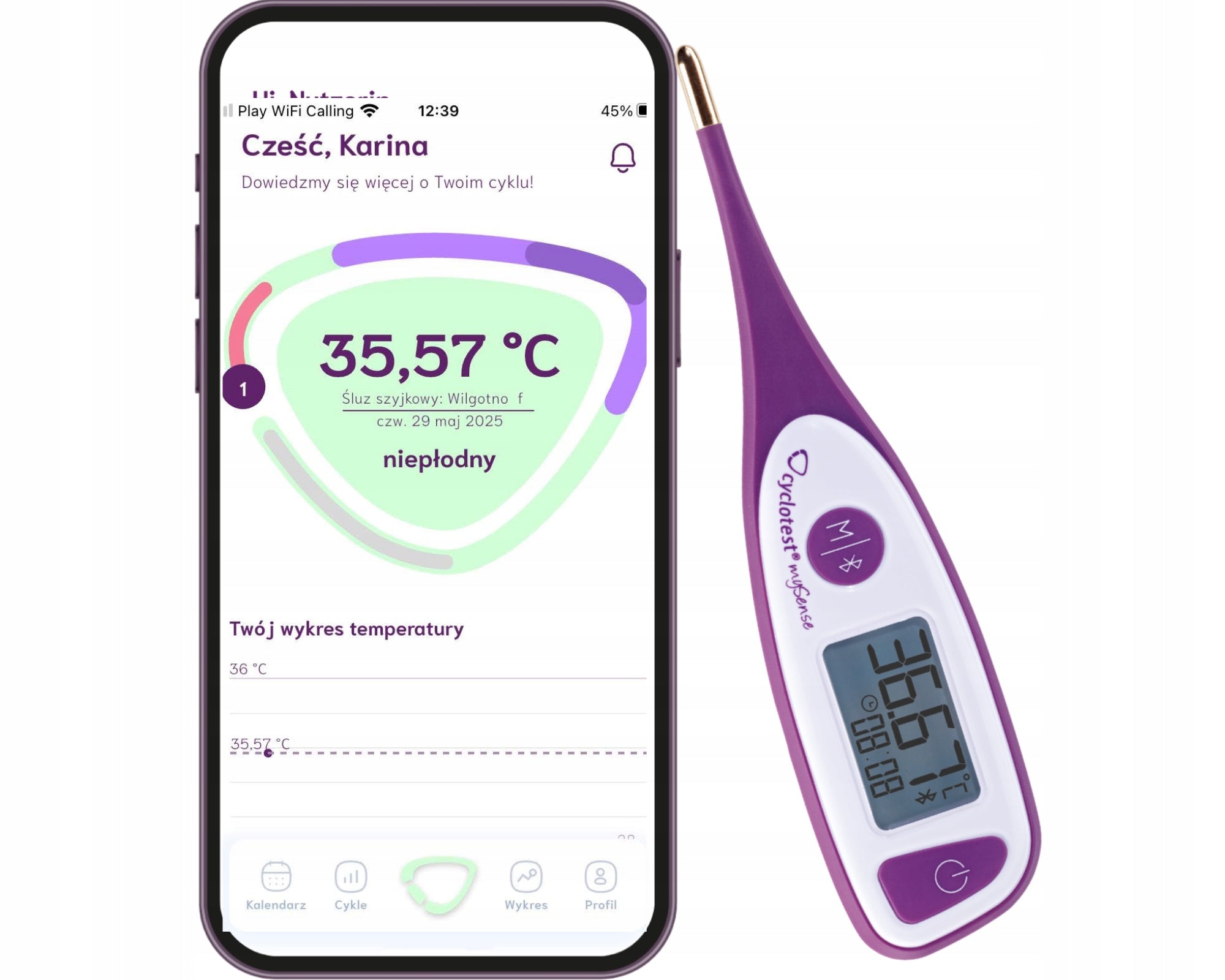 Montor fertility cyclotest mySense Lifetime version lifetime app Packaging status original