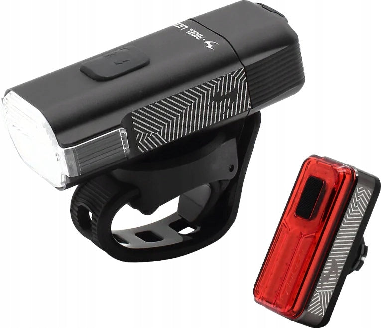 Moon Rigel Lite + Helix Lite Bike Light Set, Rechargeable, 500 lm