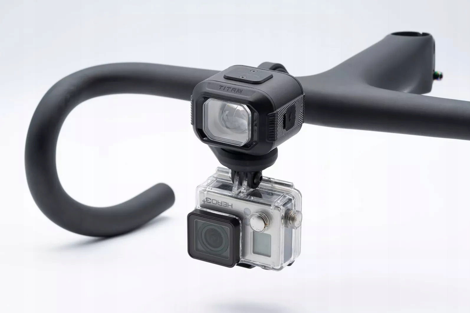 Moon TITAN Max Army Green, front bike light, 1700 lm Power supply USB