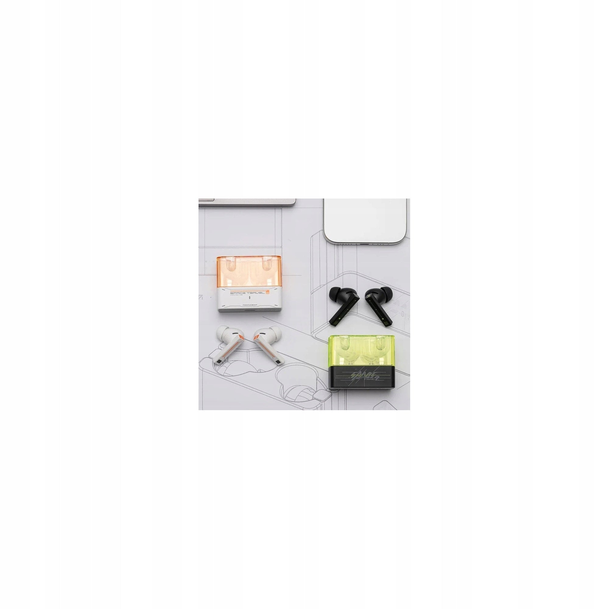 MoonDrop space travel 2 White Wireless in-ear headphones Manufacturer code spacetravel2_wh