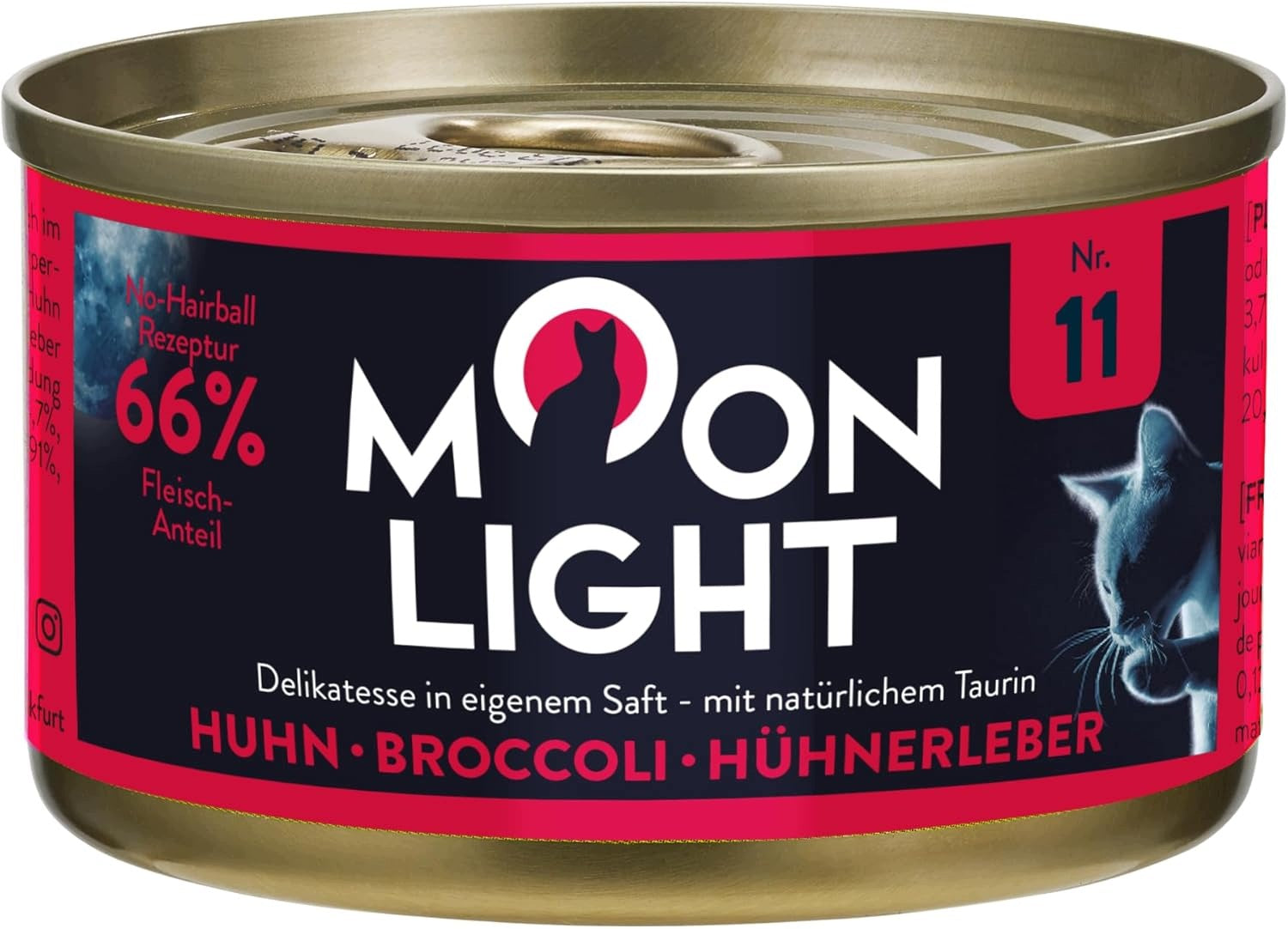 Moonlight 11 WET CAT FOOD CHICKEN BROCCOLI LIVER 80g