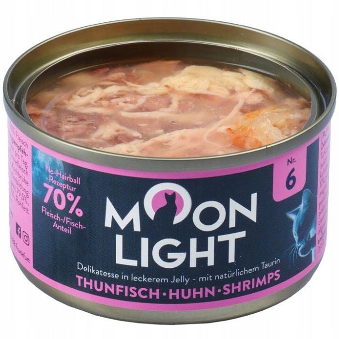 Moonlight Dinner Tuna, Chicken and Shrimp in Jelly For Cat 80g Packaging status original