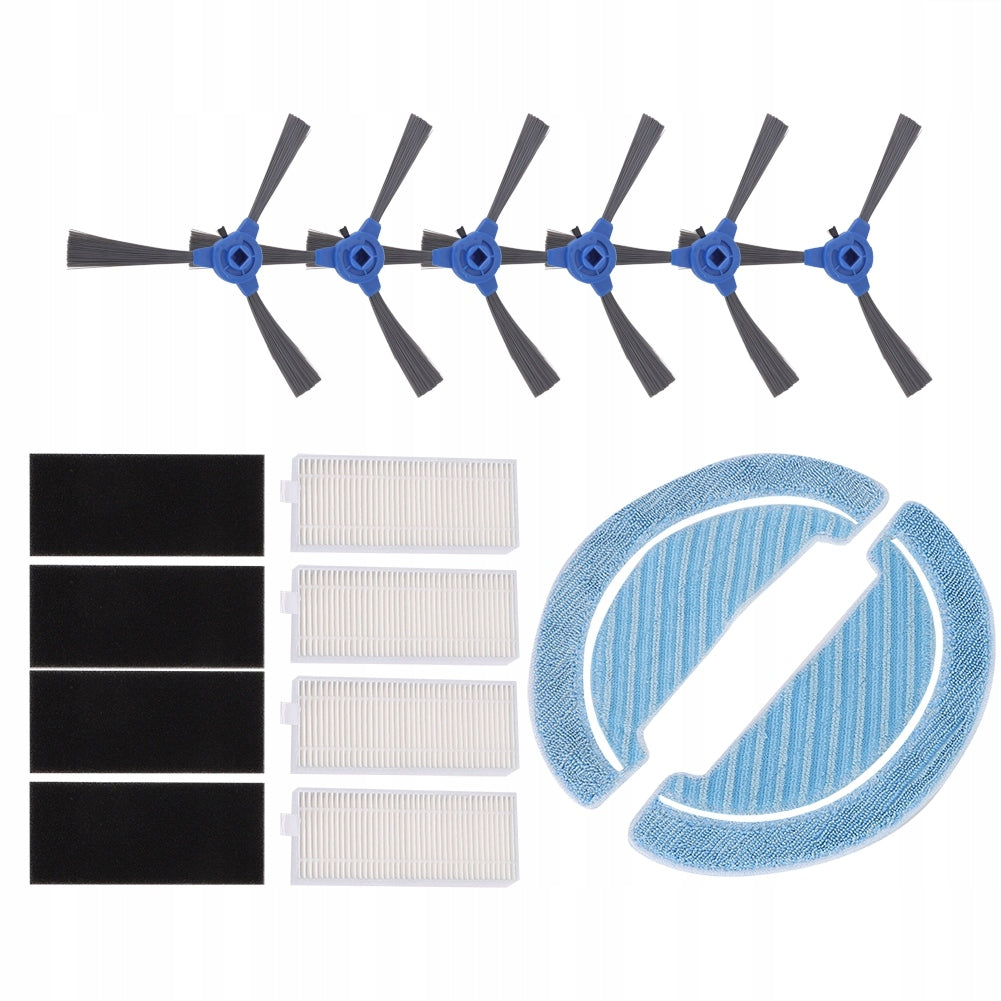 Mop Cloth Filter Replacement Kit with Side Brush Fits R8 Manufacturer code AG251227056560