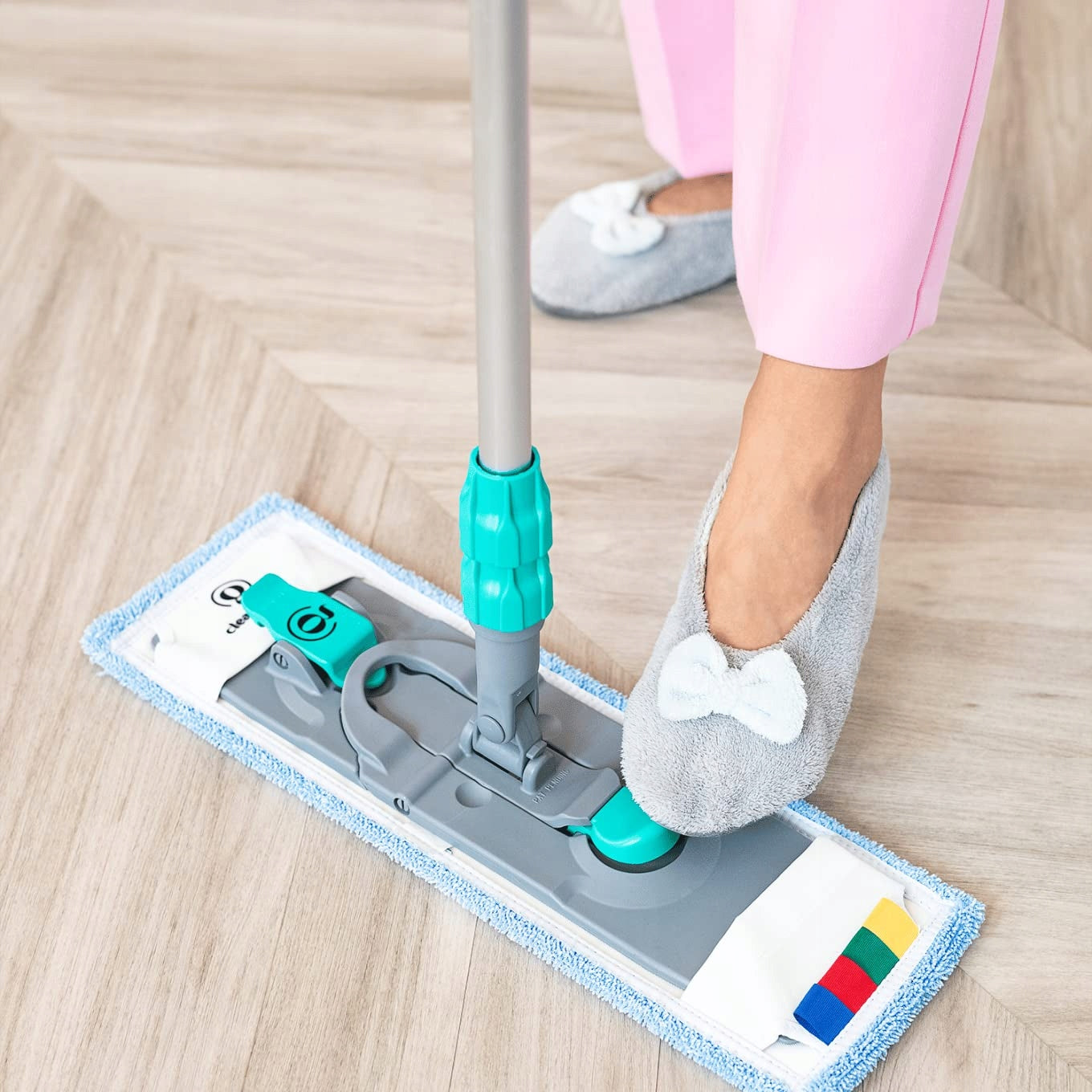 Mop Flat Refill For Mop Flat Microfiber CleanGang 45cm Model CLEANGANG wkład do mopa płaskiego