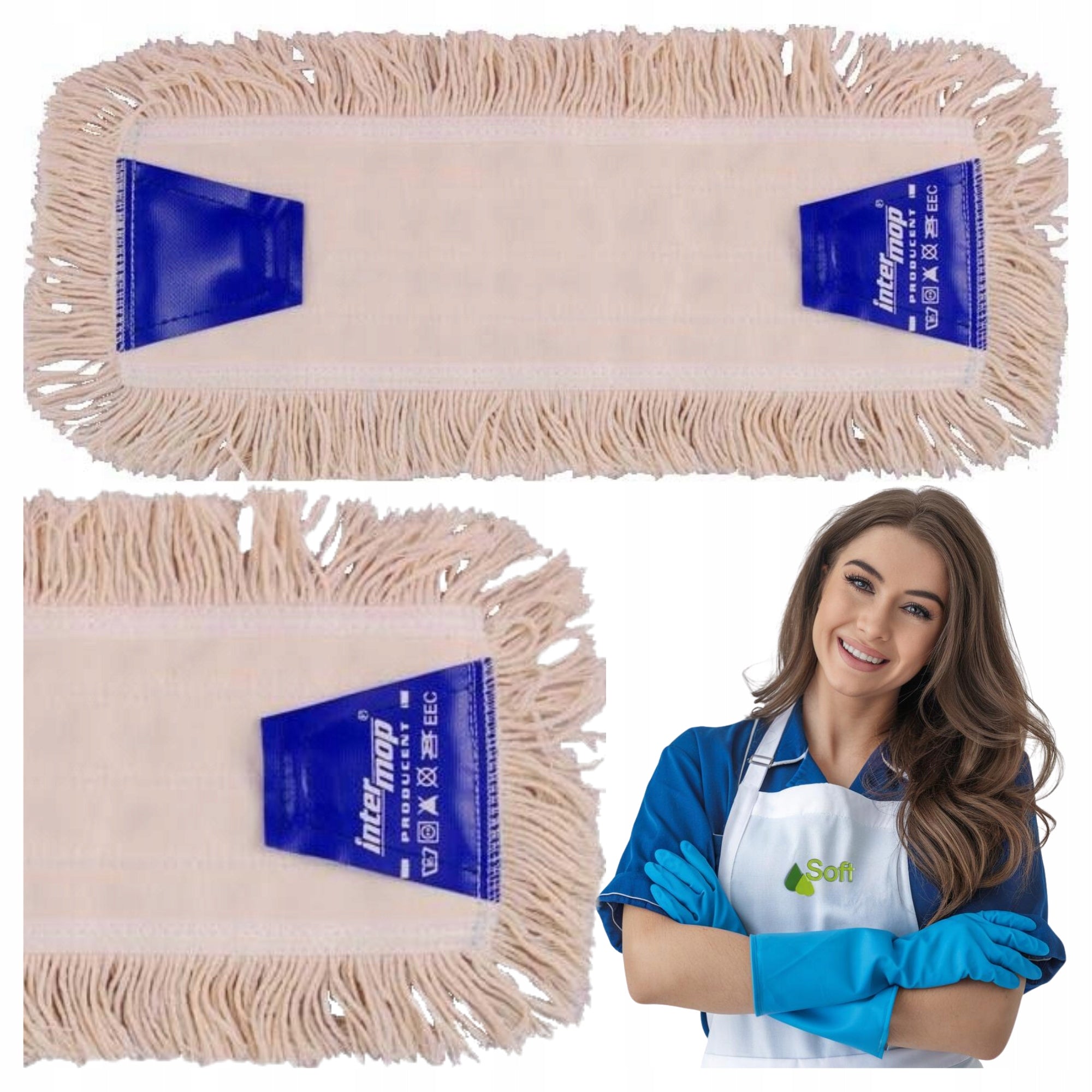 Mop Refill Flat Cliper Premium MT50PCII for Large Surfaces 50cm