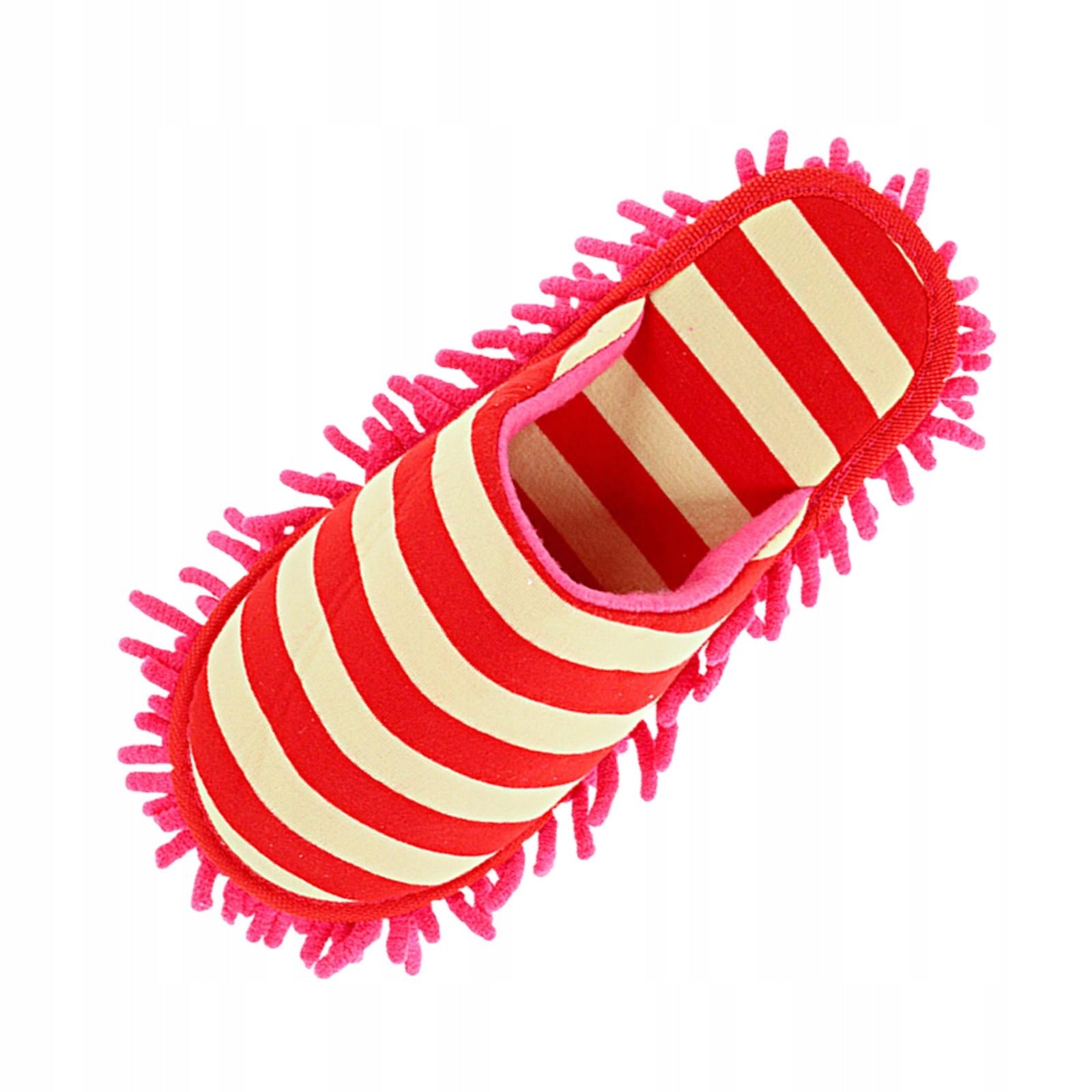 Mop Slippers Comfortable Detachable Microfiber Dust Cleaning Slippers Red Brand no brand